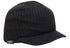Pacific Headwear Knit Beanie With Visor (617K), Color 'Black'
